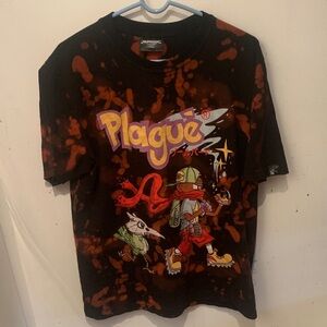 Plague BLVD Hip Hop Animation Graphic Cotton Tee SZ L